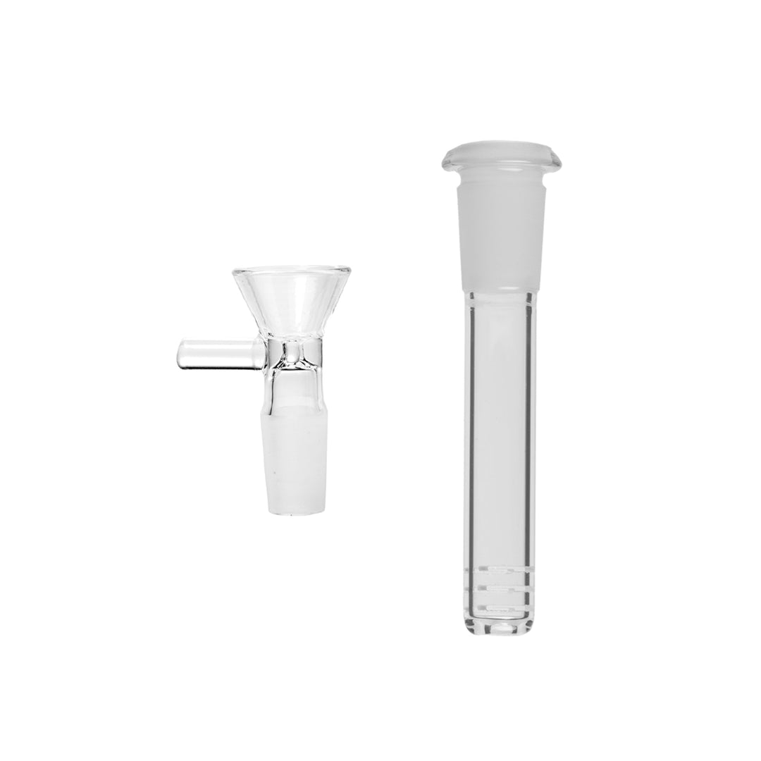 Human Grade Twisted Iridescent Beaker Water Pipe - view 6 | BDDbrands