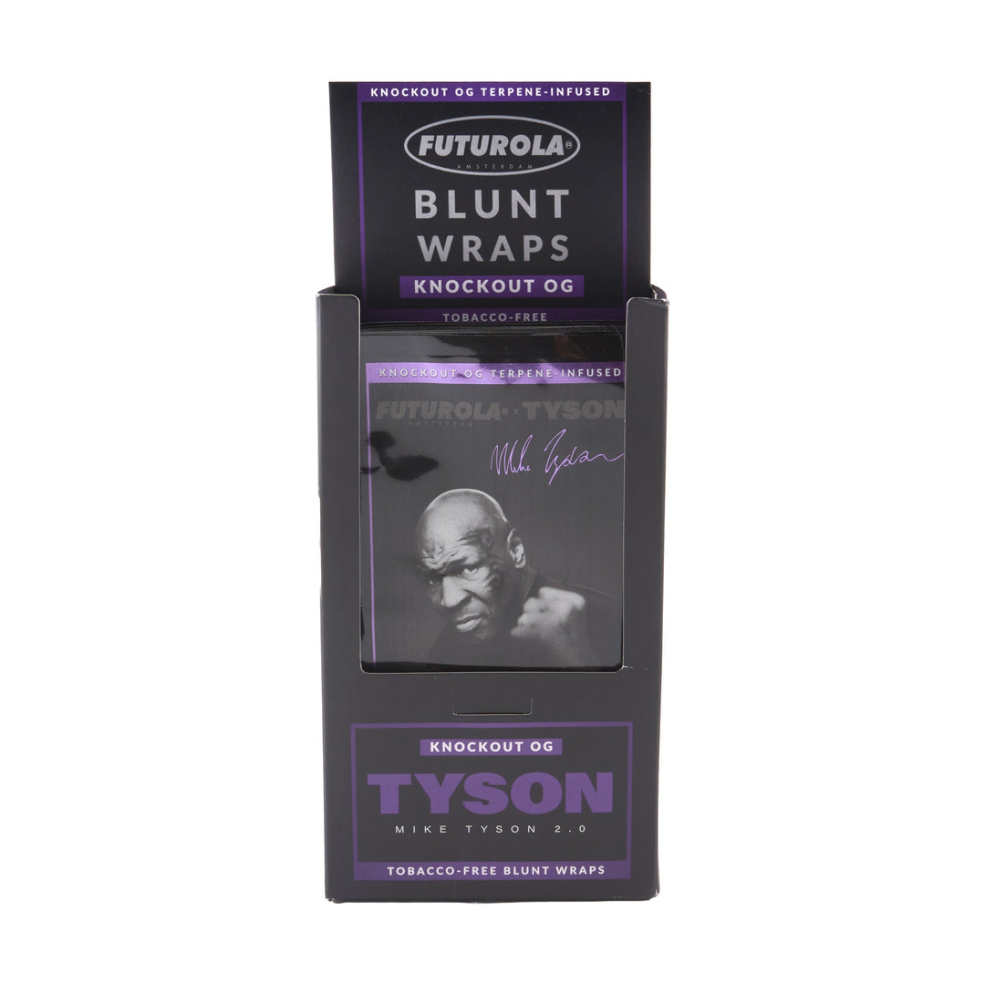 Futurola x Tyson 2.0 Terpene-Infused Blunt Wraps – 25ct