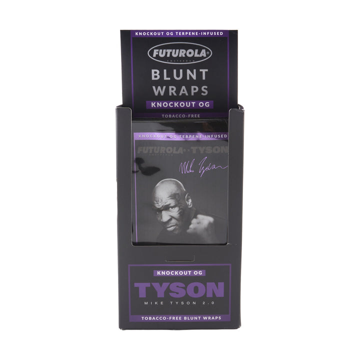 Futurola x Tyson 2.0 Terpene-Infused Blunt Wraps – 25ct