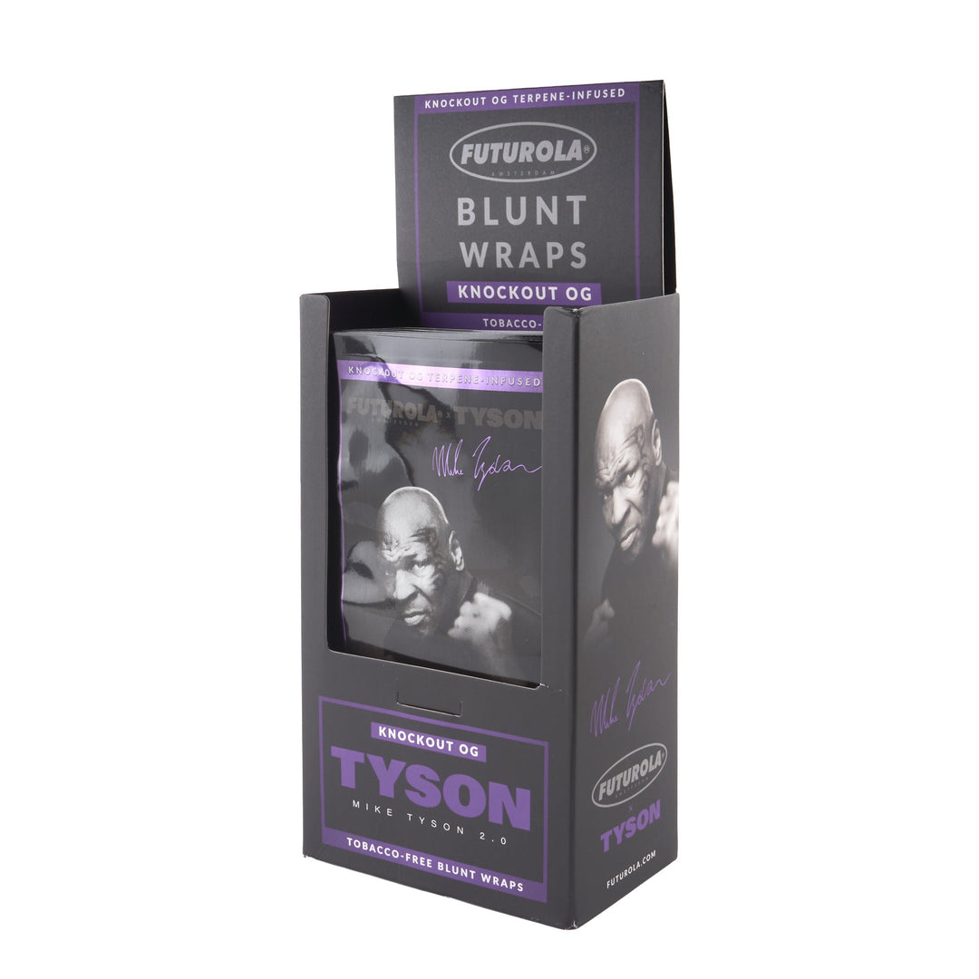 Futurola x Tyson 2.0 Terpene-Infused Blunt Wraps – 25ct