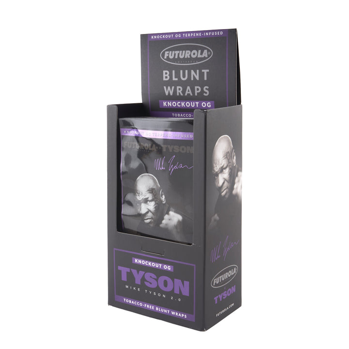 Futurola x Tyson 2.0 Terpene-Infused Blunt Wraps – 25ct