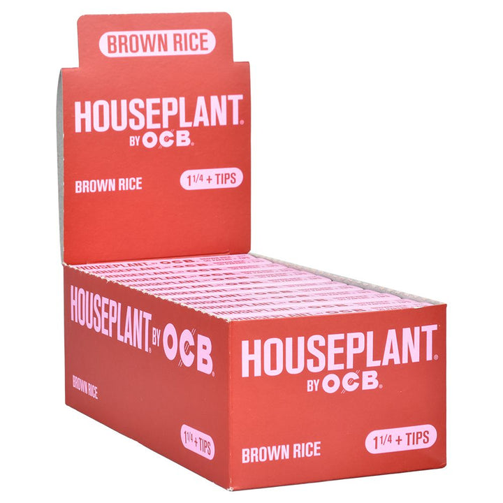 Houseplant by OCB Rolling Papers + Tips - Brown Rice /50pc/ 1 1/4"