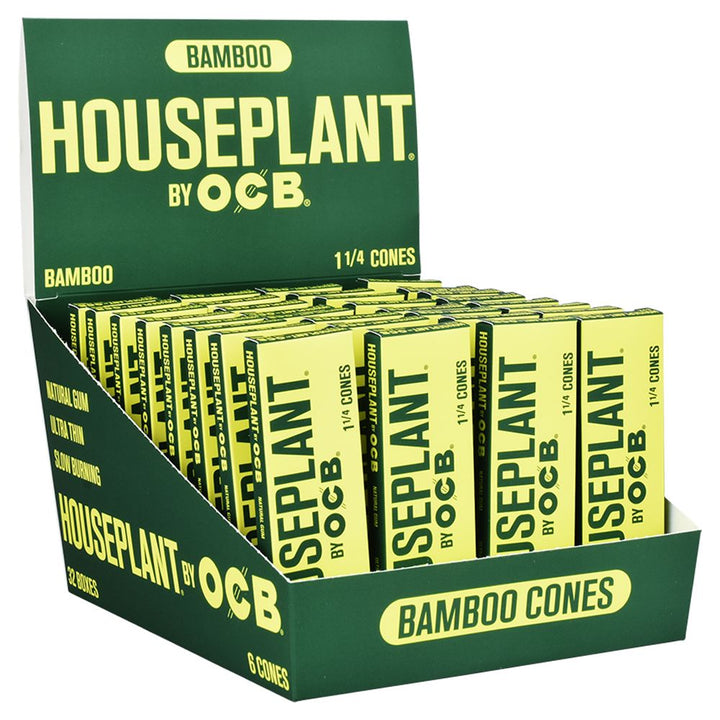Houseplant by OCB Cones - Bamboo / 6pc / 1 1/4"