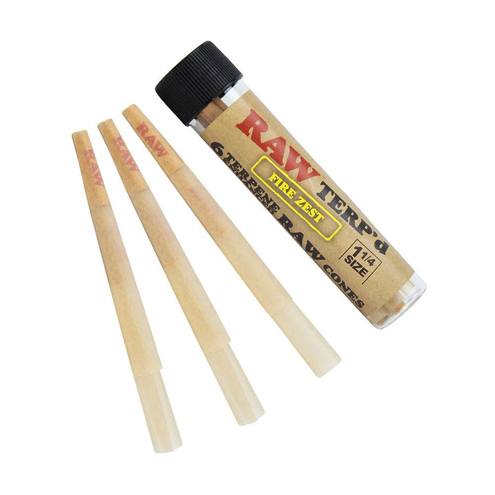 RAW TERP'd Cones | 1 1/4 | 6pc | 12pk Display