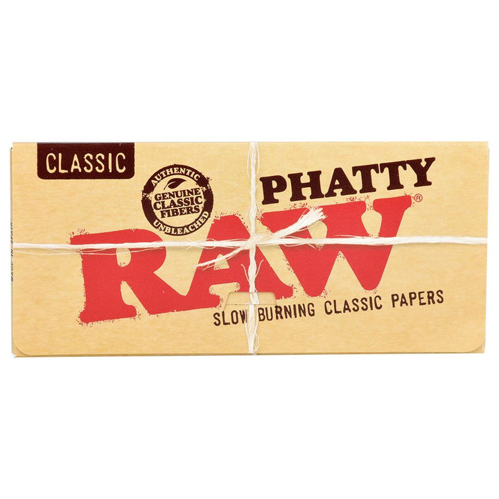 24PK DISPLAY - RAW Classic Rolling Papers - Phatty / 32pc