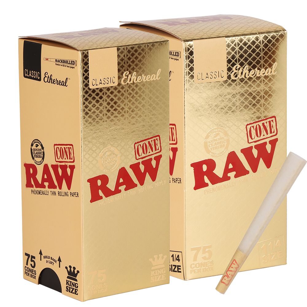 RAW Ethereal Cones | 75pc Box
