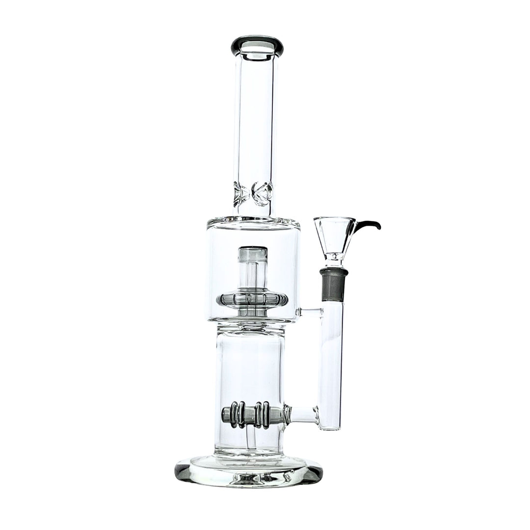 Twin-Pulse 12" Dual-Stage Percolator Bong - view 4 | BDDbrands