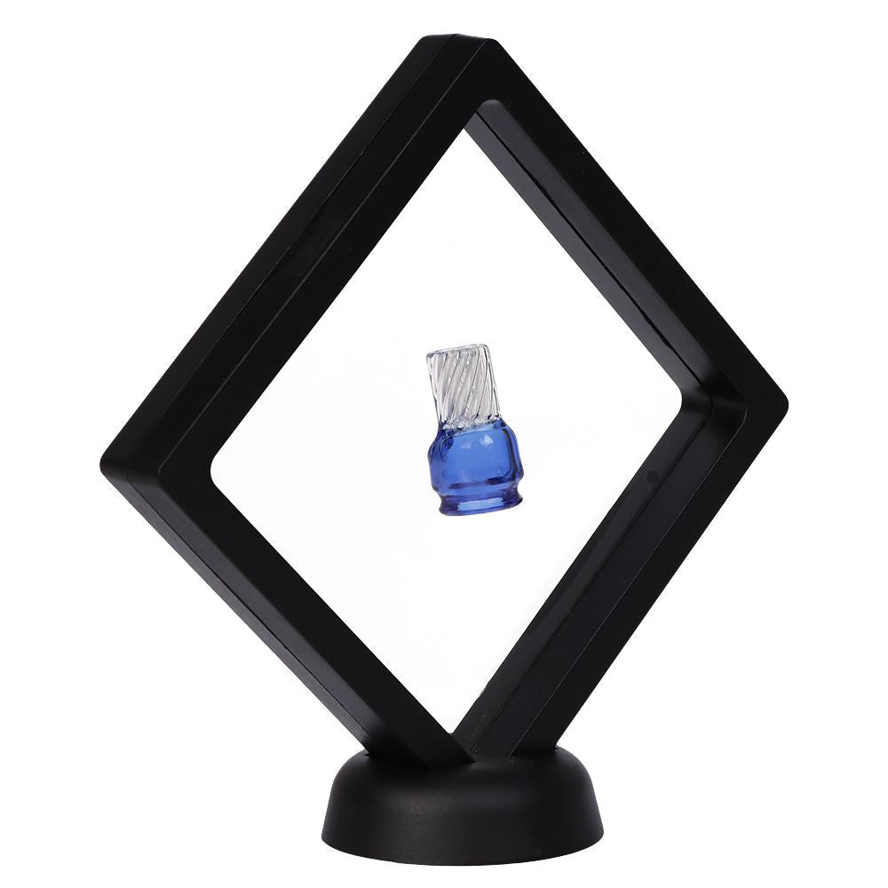 Pulsar Vortex Glass Mouthpiece Attachement for Puffco Pivot w/ Display Stand - Colors Vary - view 2 | BDDbrands