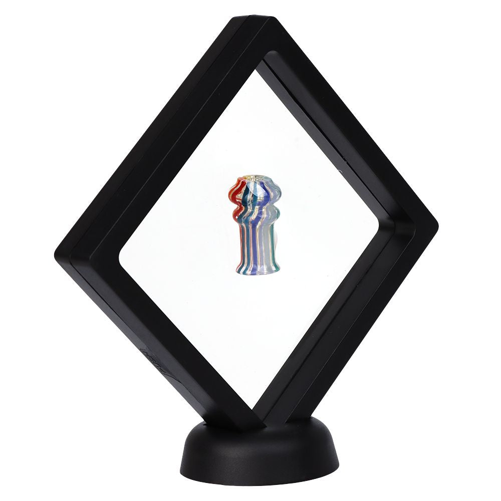 Pulsar Rainbow w/ Opal Glass Mouthpiece Attachment for Puffco Pivot w/ Display Stand - Colors Vary - view 2 | BDDbrands