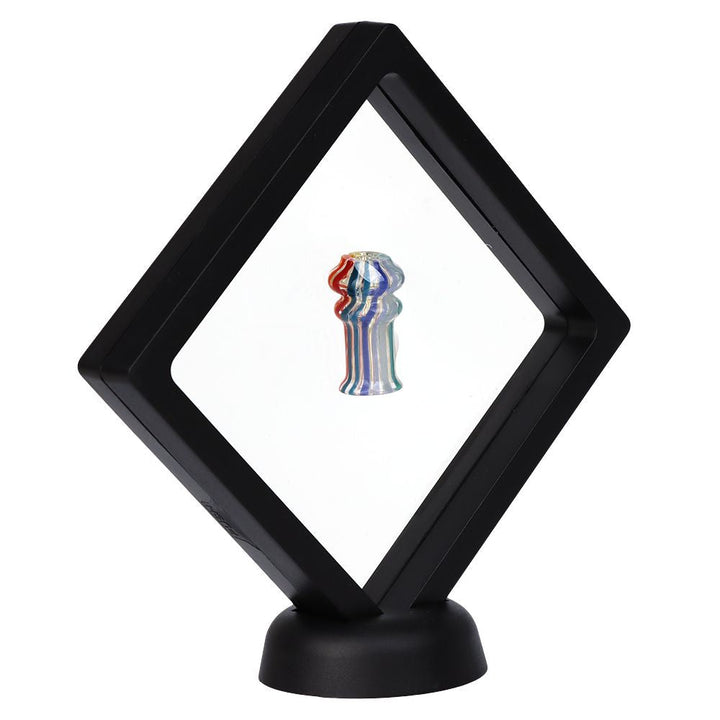 Pulsar Rainbow w/ Opal Glass Mouthpiece Attachment for Puffco Pivot w/ Display Stand - Colors Vary - view 2 | BDDbrands