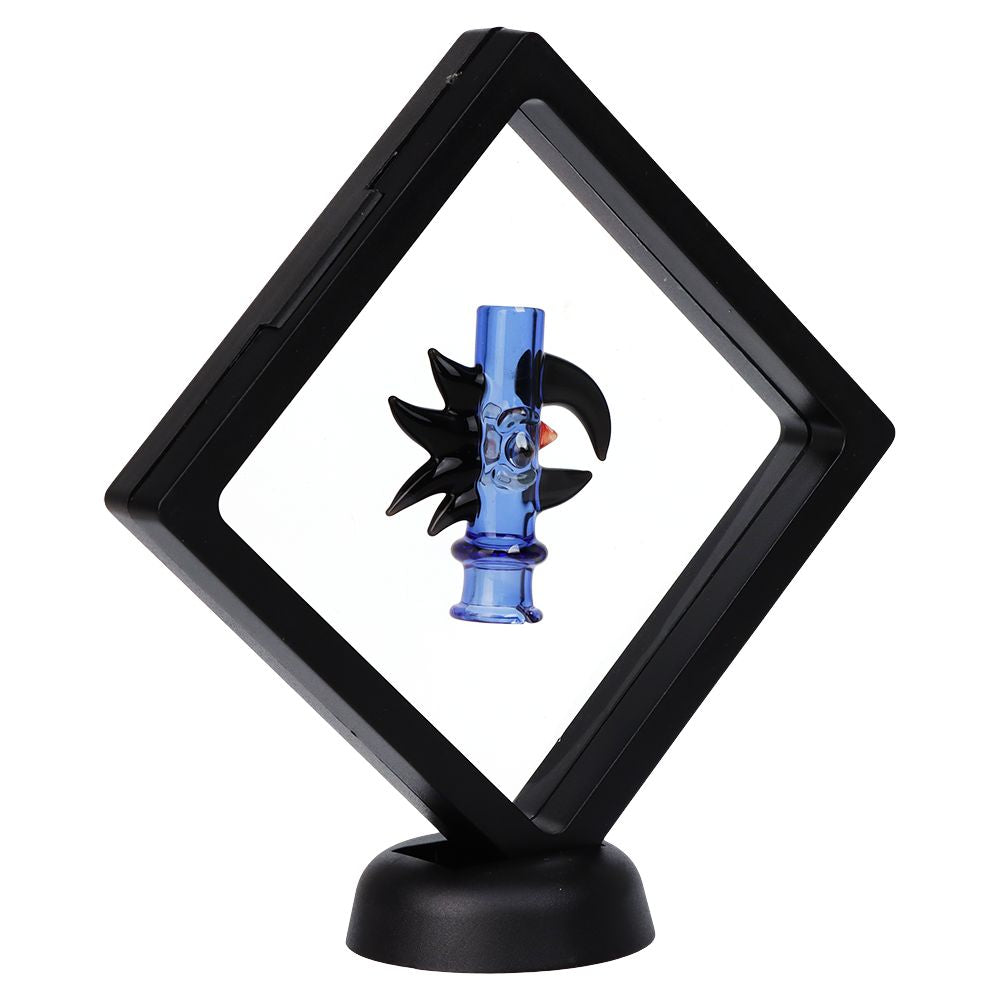 Pulsar Cockatoo Glass Mouthpeice Attachment for Puffco Pivot w/ Display Stand - Colors Vary - view 2 | BDDbrands