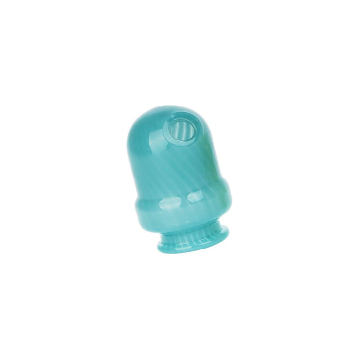 Pulsar Round Tip Glass Mouthpeice Attachment for Puffco Pivot w/ Display Stand - Colors Vary - view 4 | BDDbrands