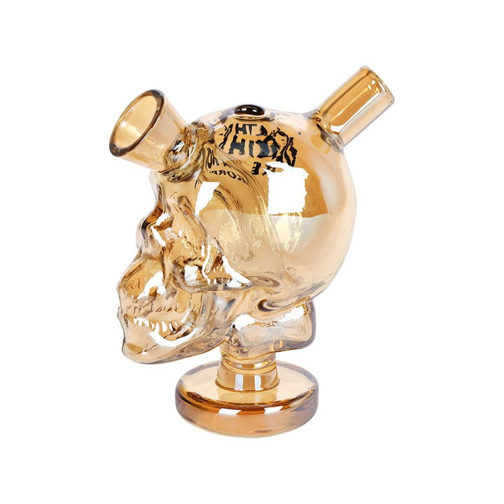 Death Row Records Skull Glass Blunt Bubbler | 2.75" - view 5 | BDDbrands