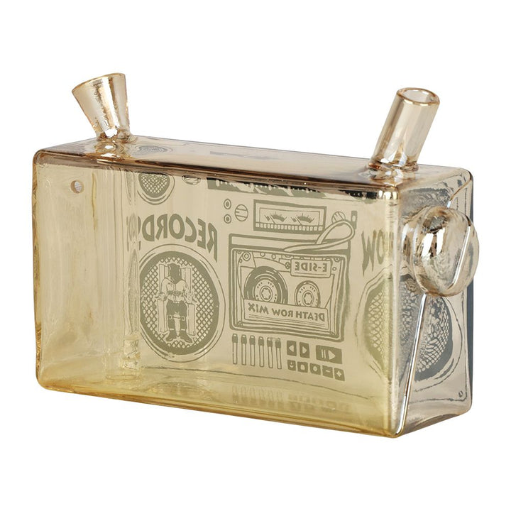 Death Row Records Boom Box Glass Blunt Bubbler | 5" - view 4 | BDDbrands