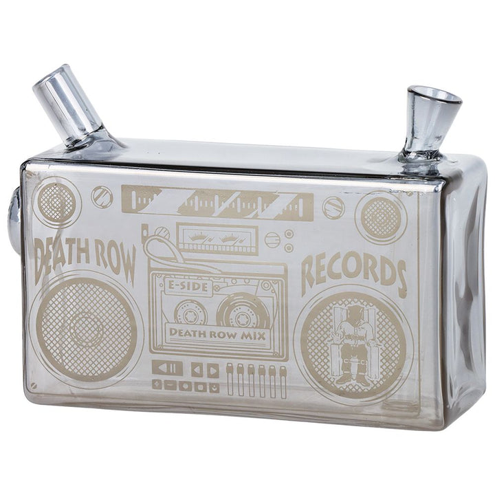 Death Row Records Boom Box Glass Blunt Bubbler | 5" - view 5 | BDDbrands