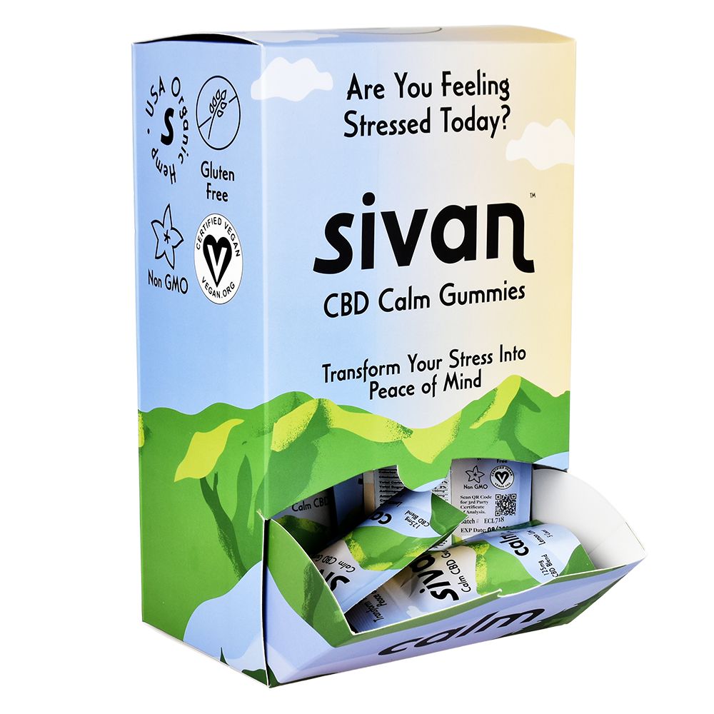 Sivan CBD Blend Gummies | 625mg | 5pc | 10pk Display