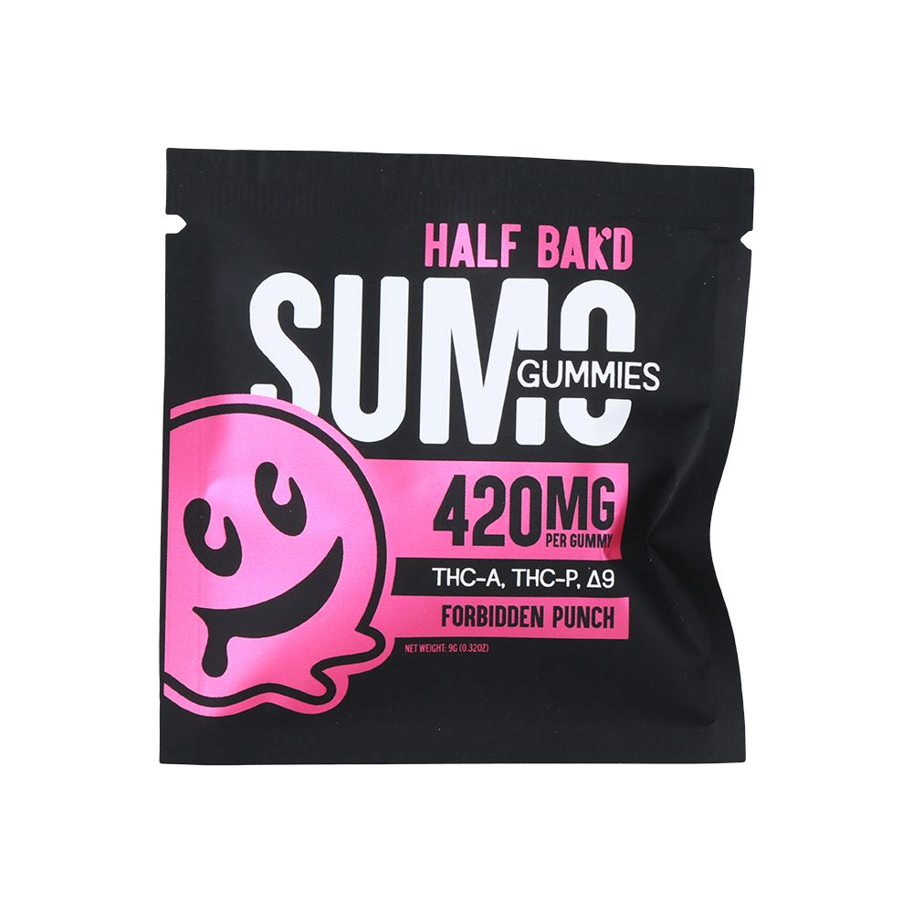 Half Bak'd Sumo THCA, THCP & D8 Gummies | 840mg | 2pc | 30pk Display