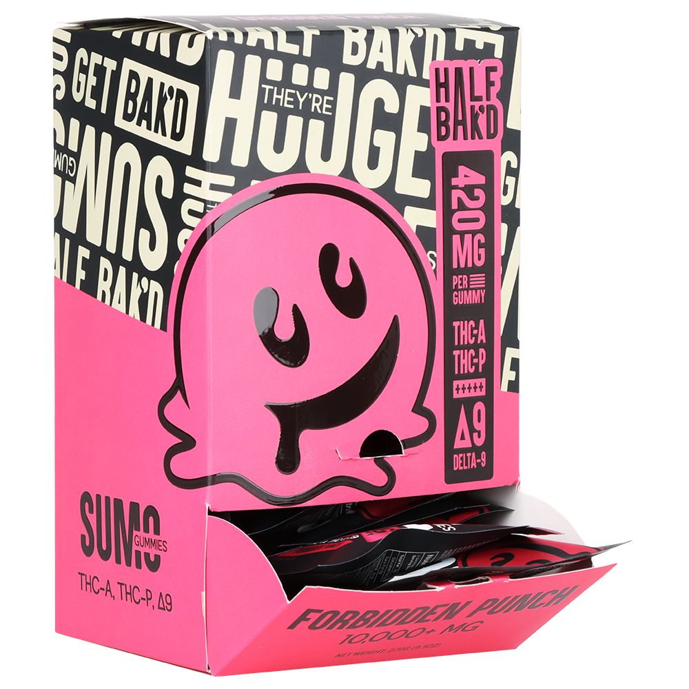 Half Bak'd Sumo THCA, THCP & D8 Gummies | 840mg | 2pc | 30pk Display