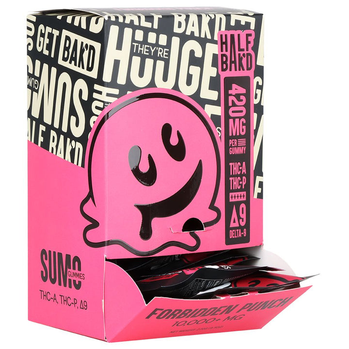 Half Bak'd Sumo THCA, THCP & D8 Gummies | 840mg | 2pc | 30pk Display