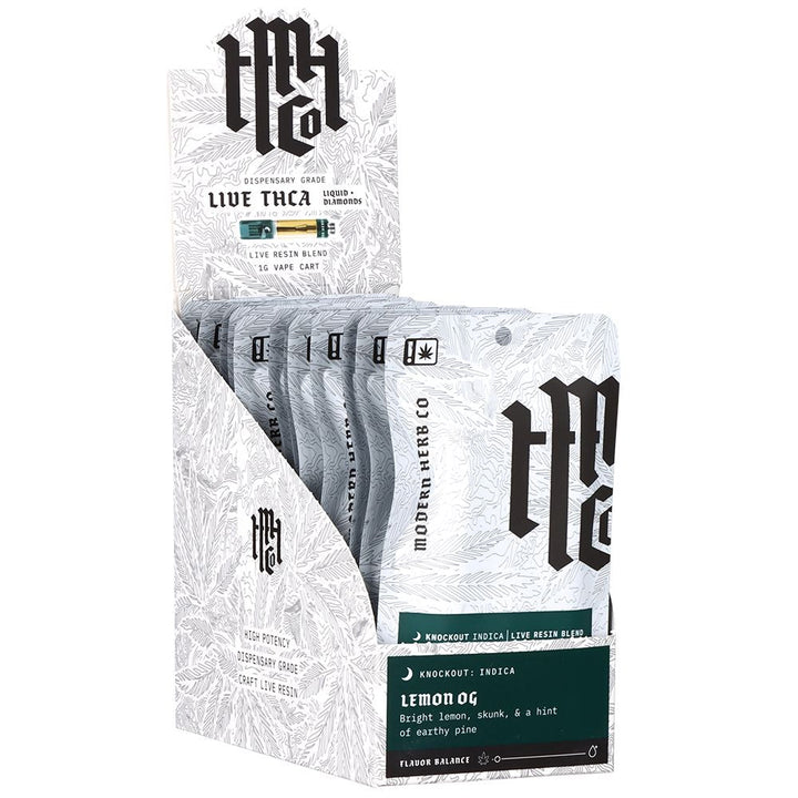 12CT DISPLAY - Modern Herb Co Liquid Diamonds THCA Cartridge - 1g