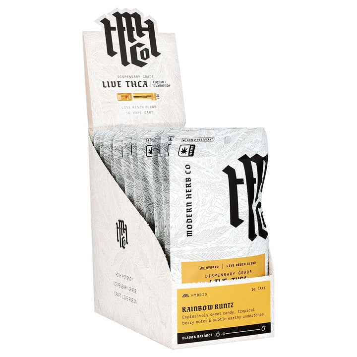 12CT DISPLAY - Modern Herb Co Liquid Diamonds THCA Cartridge - 1g