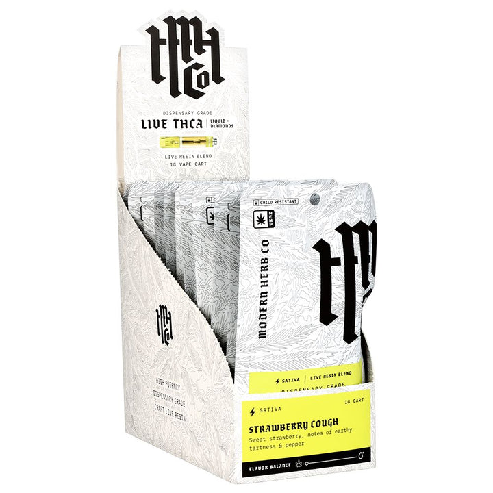 12CT DISPLAY - Modern Herb Co Liquid Diamonds THCA Cartridge - 1g