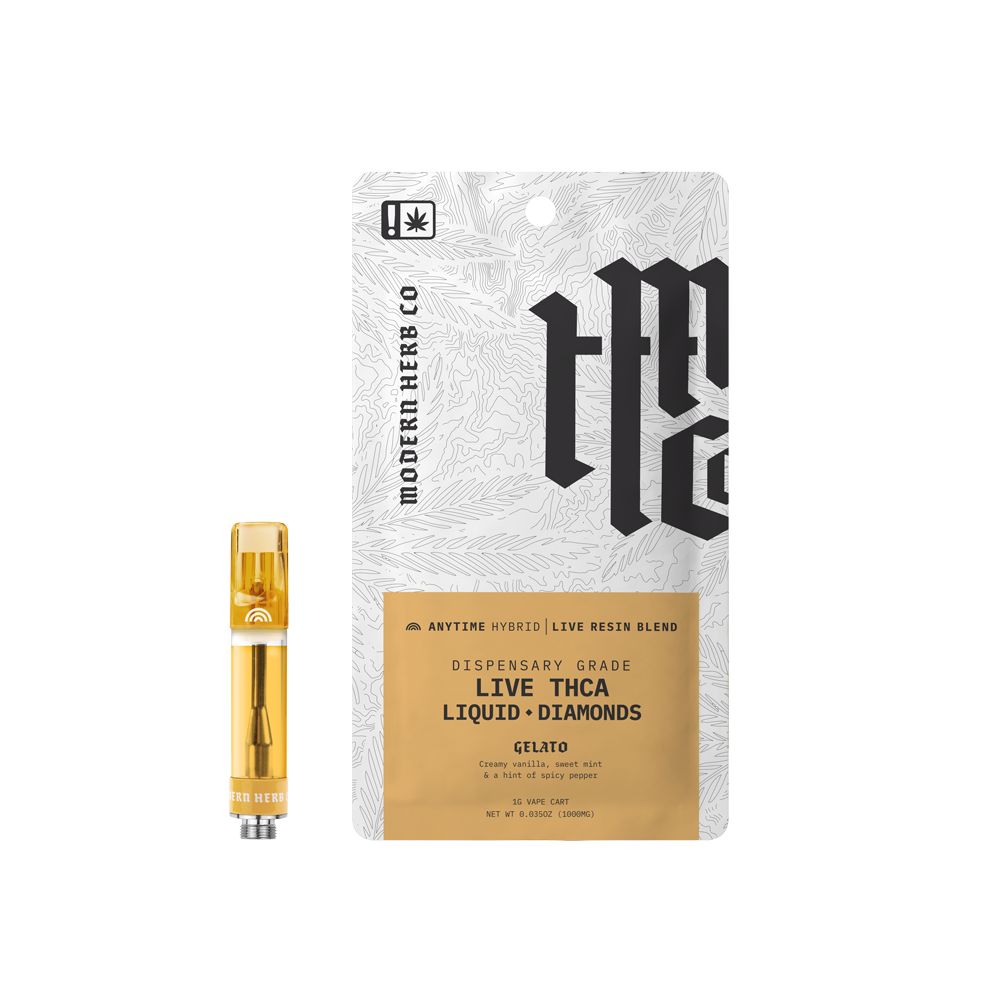 12CT DISPLAY - Modern Herb Co Liquid Diamonds THCA Cartridge - 1g