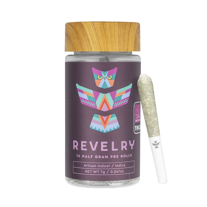 Revelry Premium Indoor THCA Pre-Rolls | 0.5g | 14pc Pack