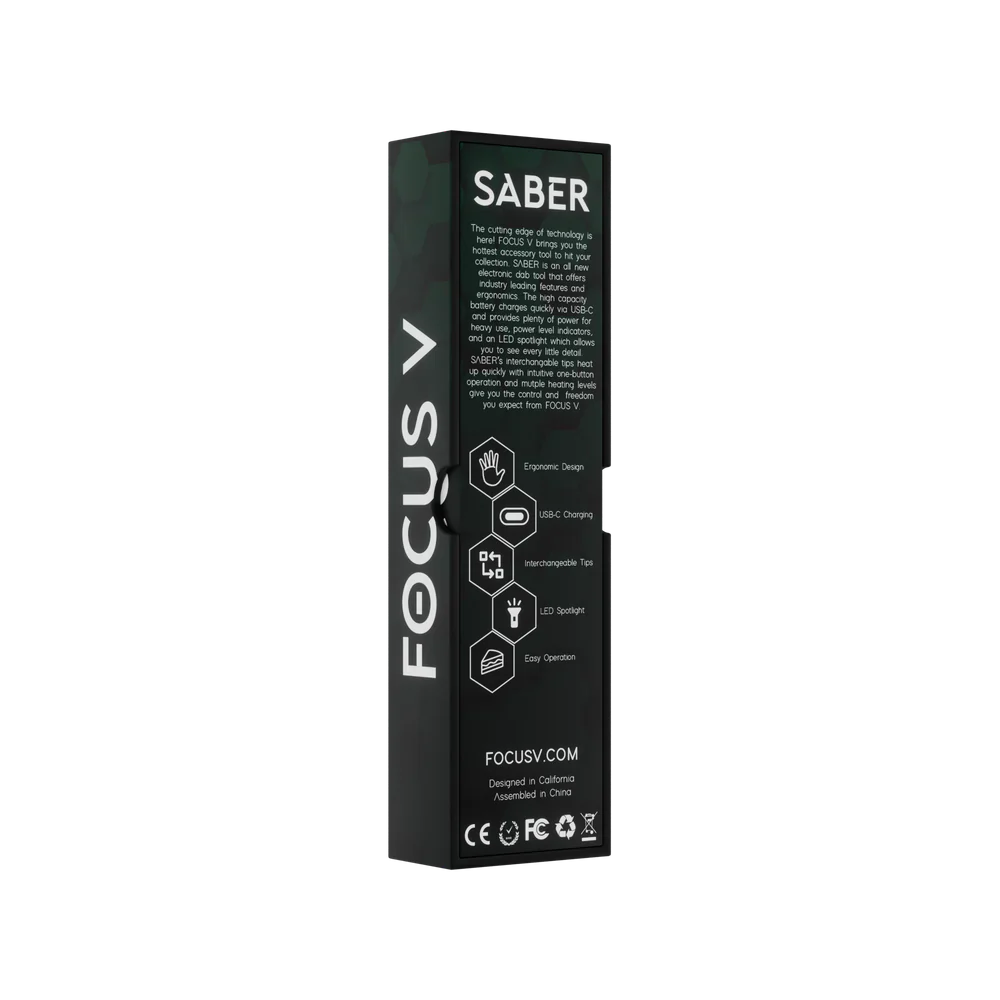 Focus V Saber Electronic Dab Tool - Black