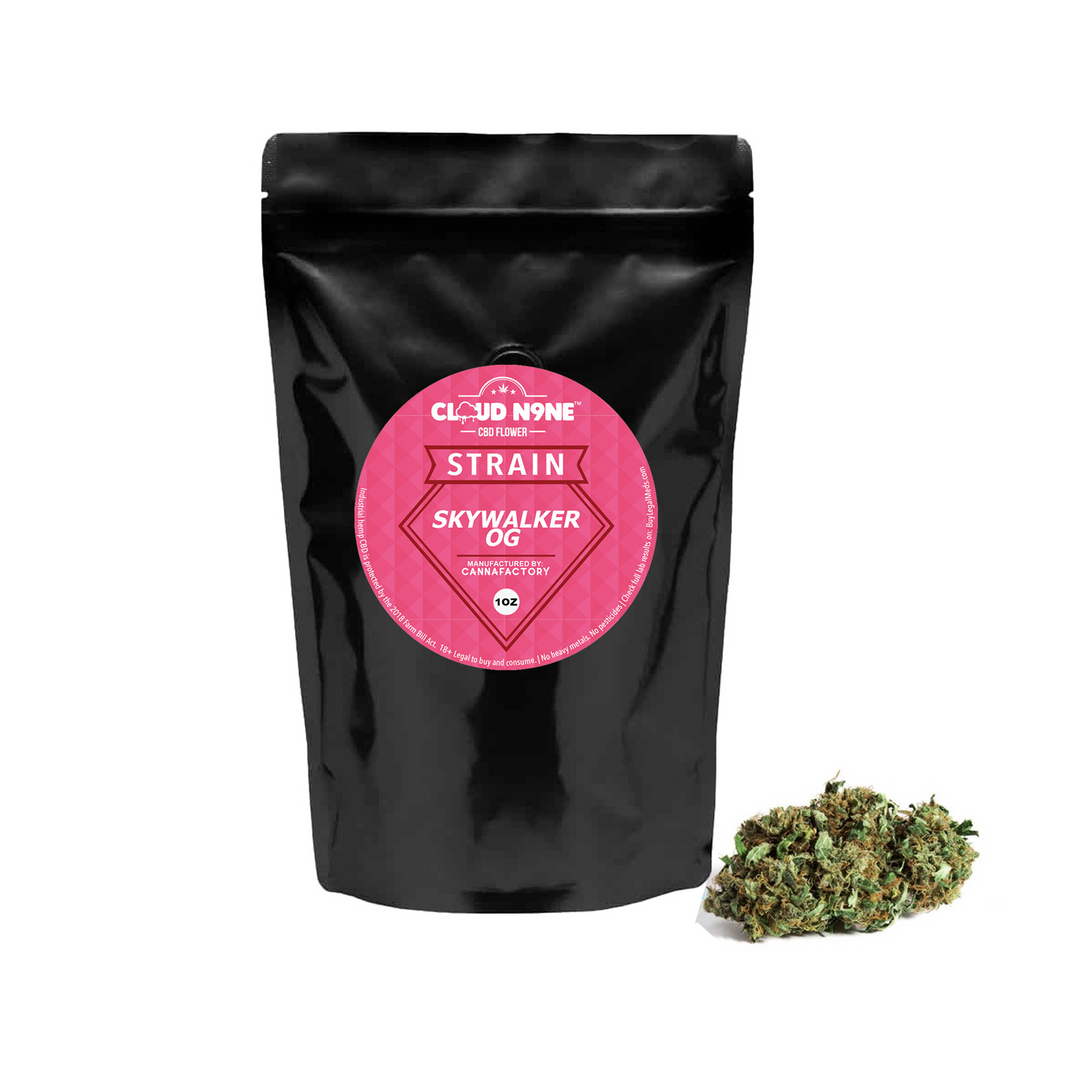 Cloud N9ne CBD Flower - Strain: Skywalker OG (Indoor)