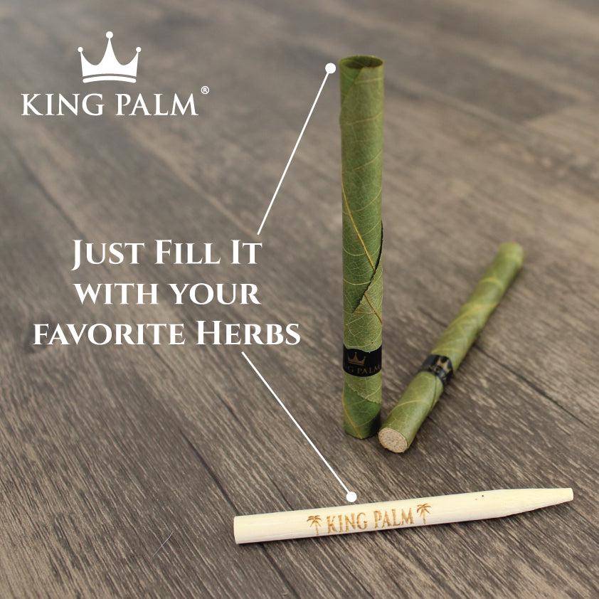 King Palm Mini Size Pre Rolled Palm Leaf Cones - Watermelon - 1 Pack 1 Cone