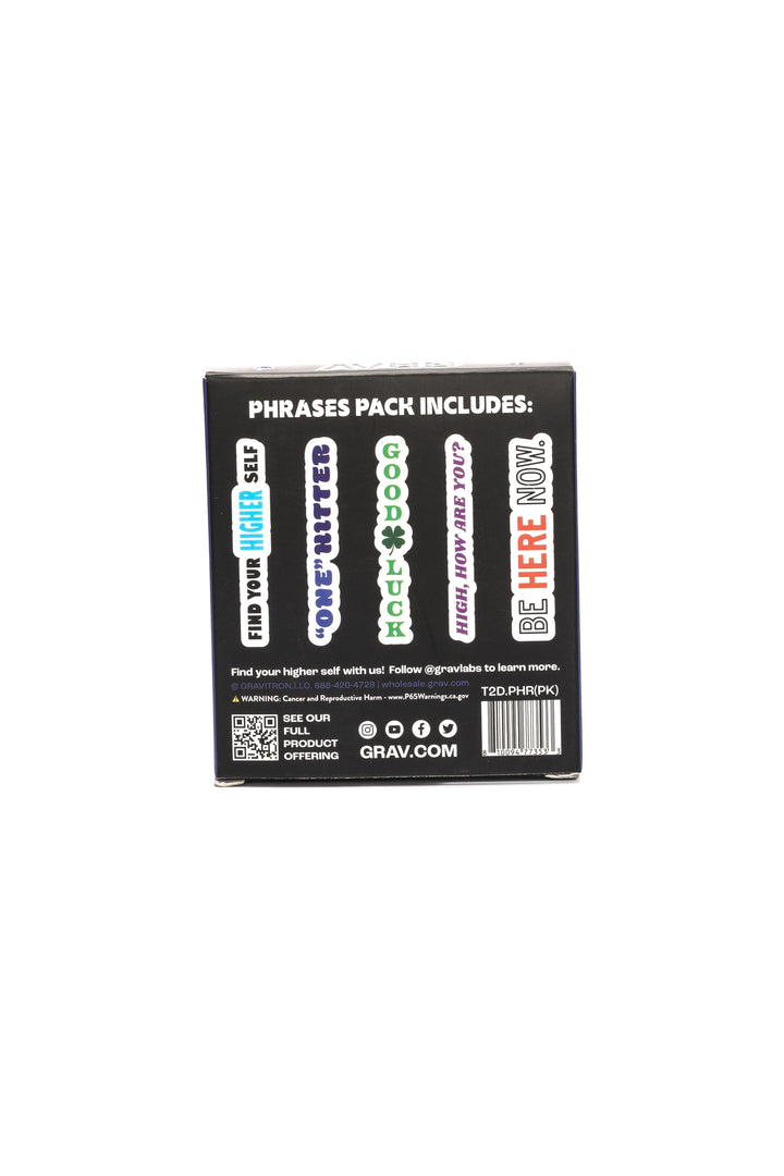 GRAV® Graphic Tasters, 12mm 5-Pack