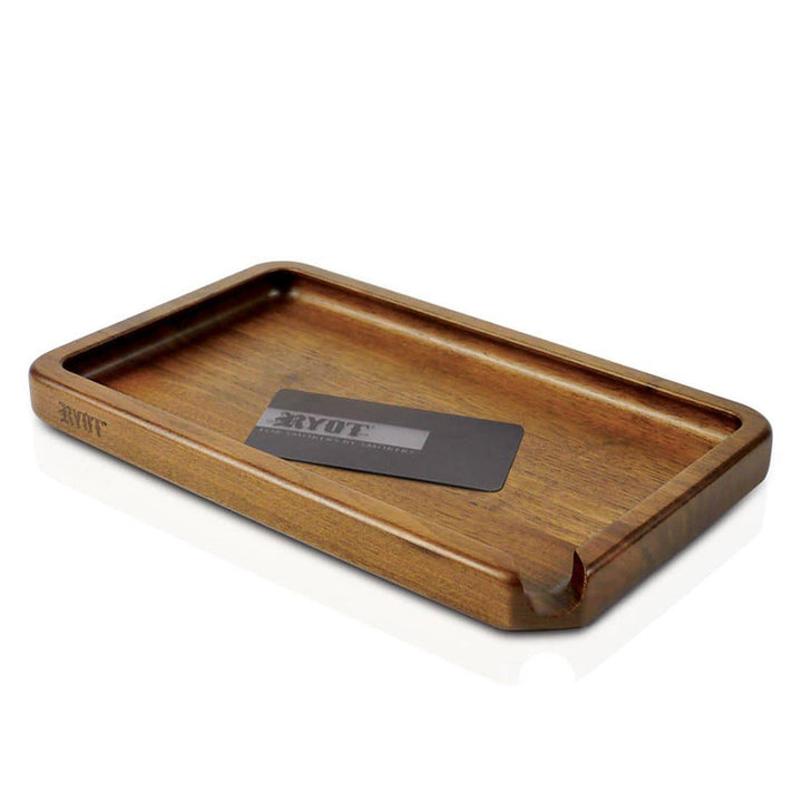 RYOT WALNUT WOOD ROLLING TRAY