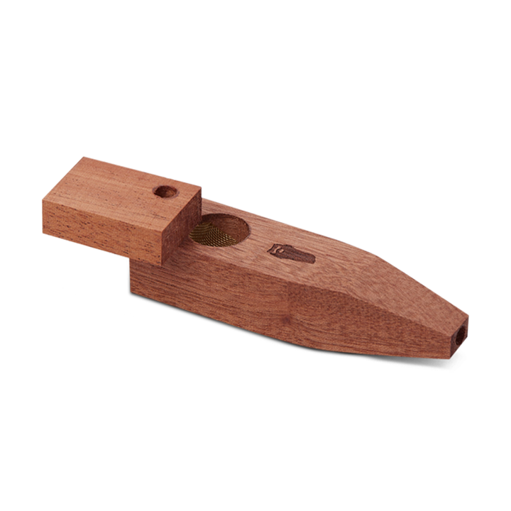 Bearded Square Wood Pipe with Lid - view 6 | BDDbrands