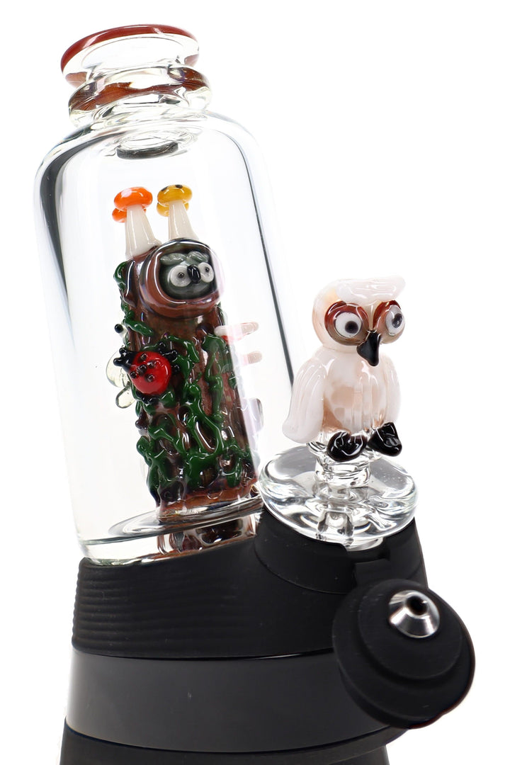 Empire Glassworks “Renew the Redwood” Peak Attachment – UV Reactive – US-Made