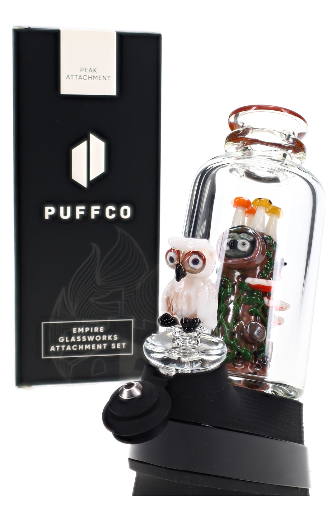 Empire Glassworks “Renew the Redwood” Peak Attachment – UV Reactive – US-Made