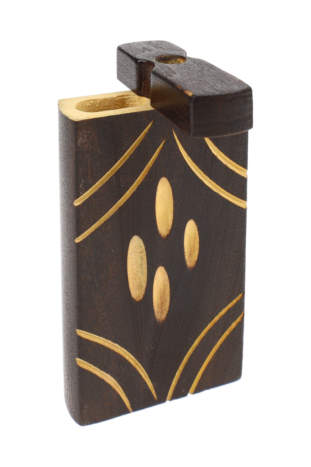 Burned Wood Dugout “Night Lattice” – 4″ – Assorted - view 2 | BDDbrands