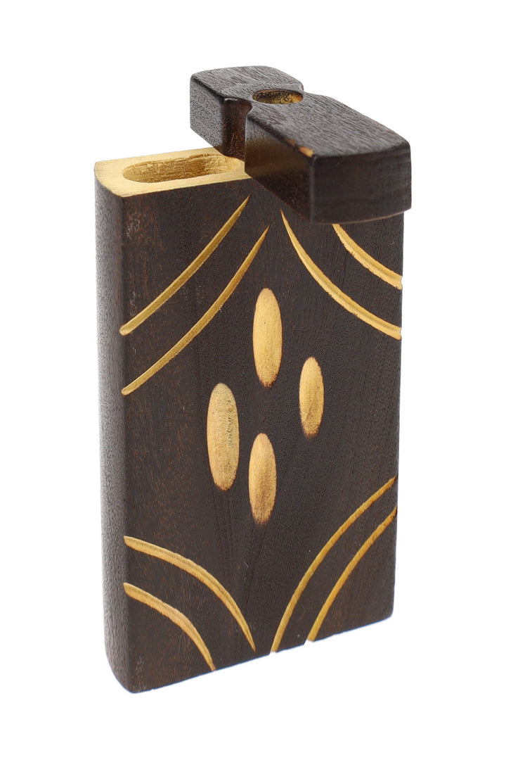 Burned Wood Dugout “Night Lattice” – 4″ – Assorted - view 2 | BDDbrands