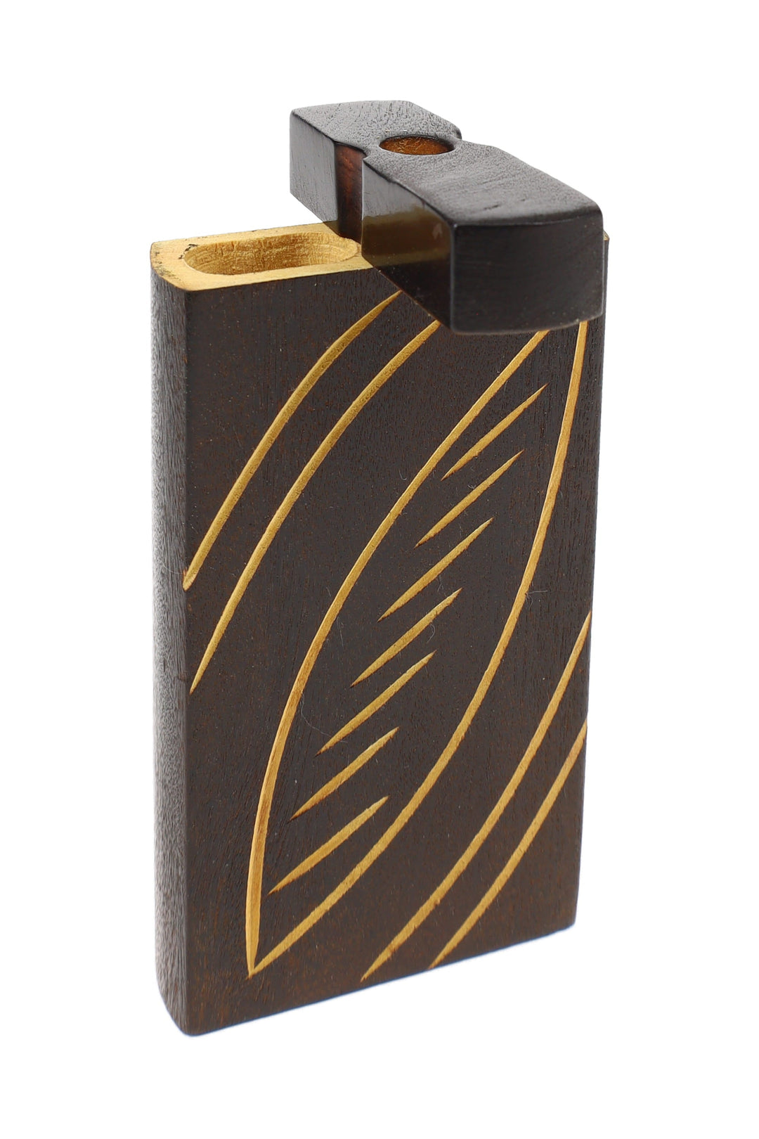 Burned Wood Dugout “Night Lattice” – 4″ – Assorted - view 3 | BDDbrands