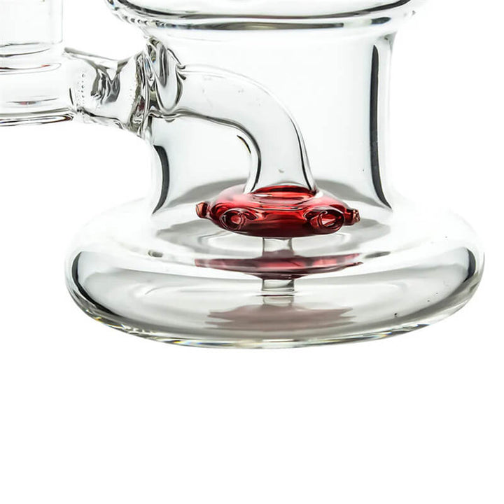 WIGWAG HORNS GLASS WATER PIPE GLASS DABRIG