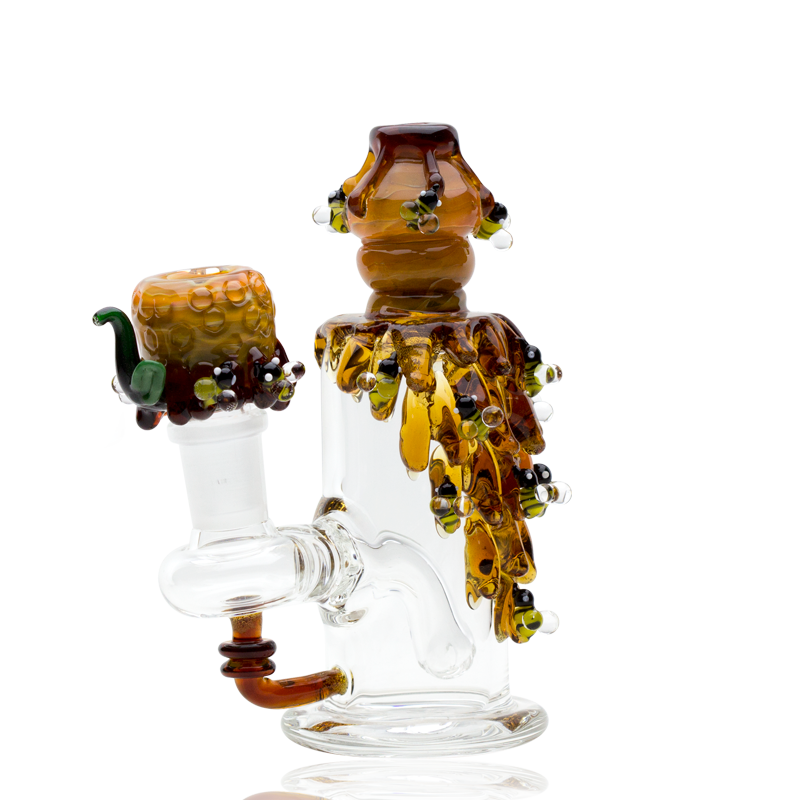 Empire Glassworks “Beehive” Glass Nano Rig – 5½″ – US-Made