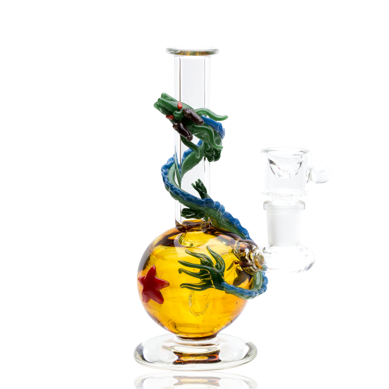 Empire Glassworks “Dragon Sphere” Glass Mini Rig – 6½″ – US-Made