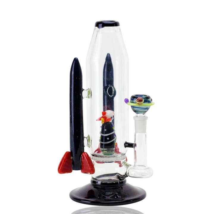 Empire Glassworks “Flagship Galactic” Glass Bong – 9″ – US-Made