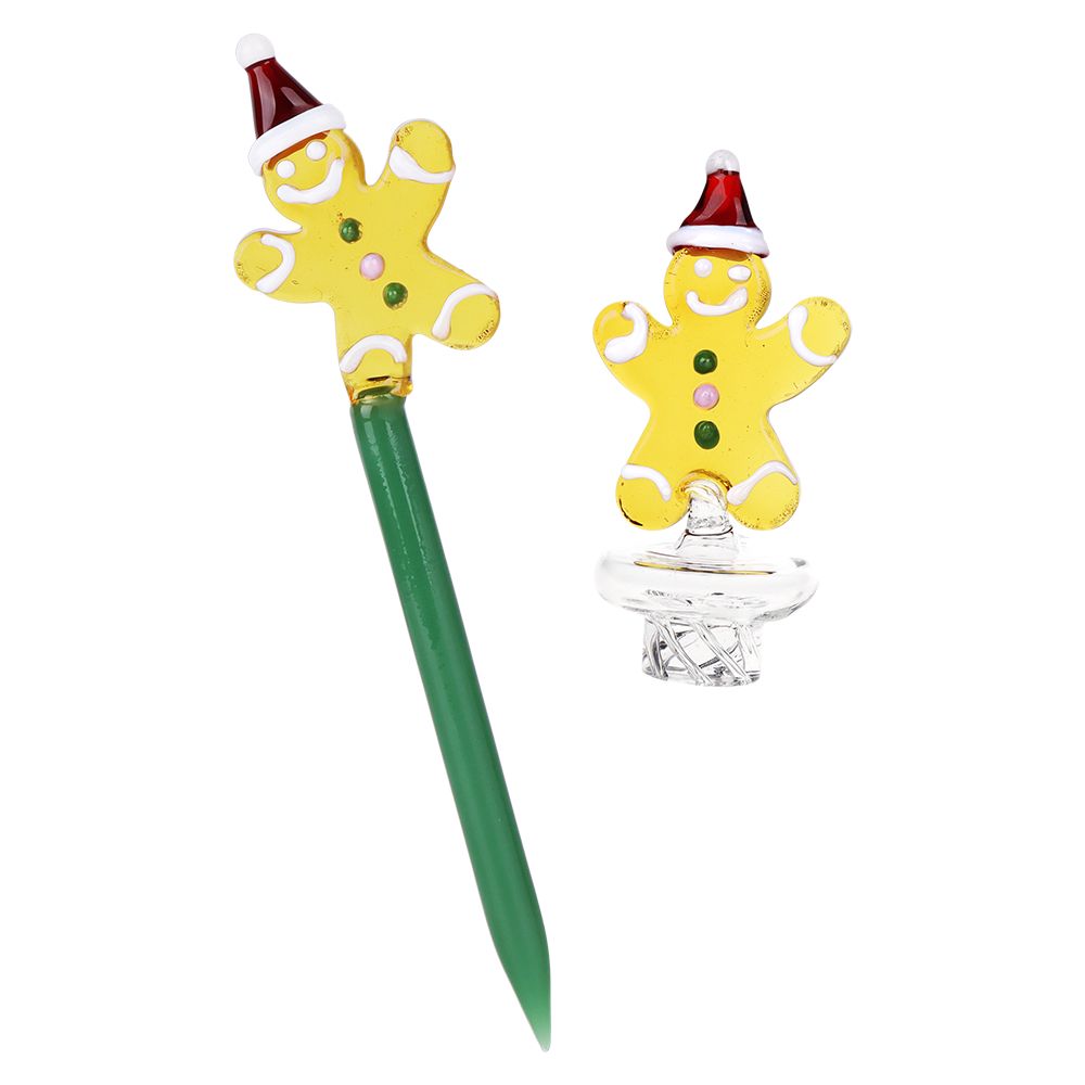 Pulsar Holidaze Series Glass Dab Rig Set | 8.25" | 14mm F - view 5 | BDDbrands