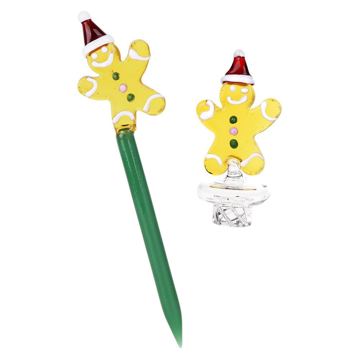 Pulsar Holidaze Series Glass Dab Rig Set | 8.25" | 14mm F - view 5 | BDDbrands