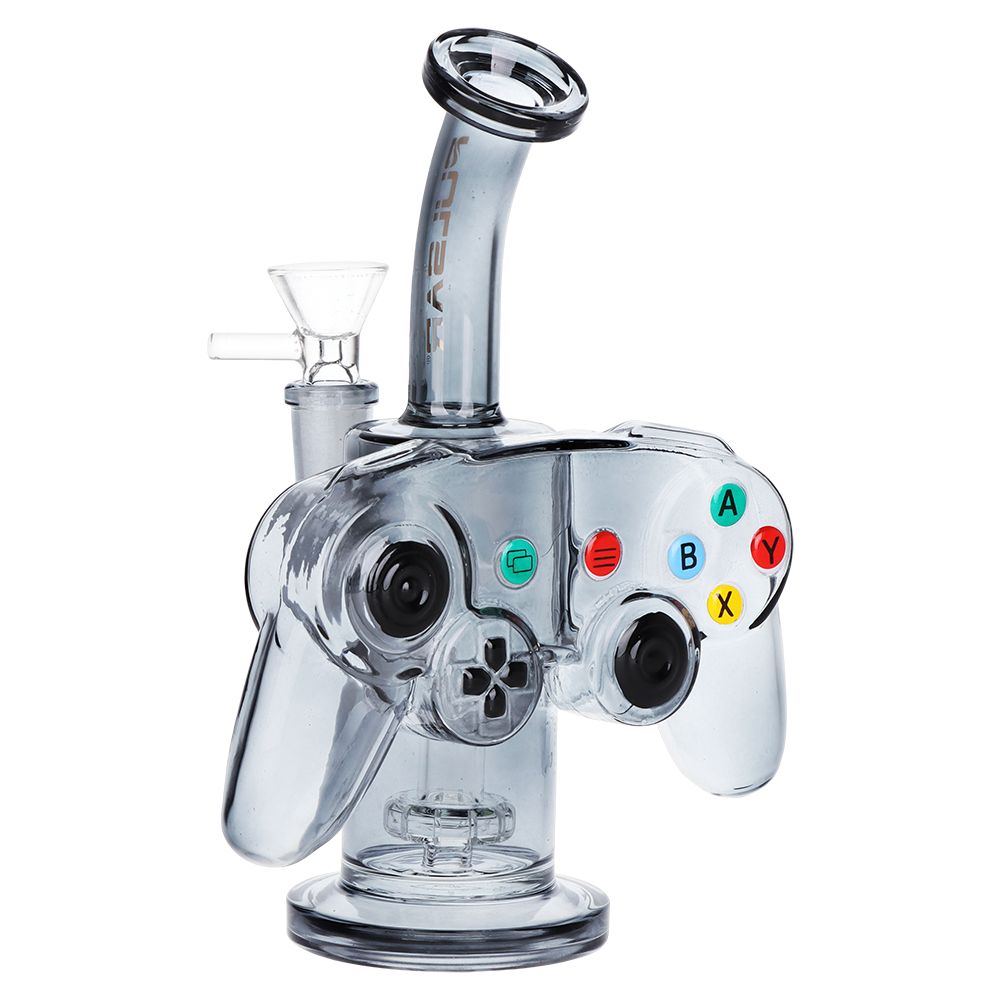 Pulsar Game Controller Glass Water Pipe - 7.5" / 14mm F by Gift Guru | BDDbrands
