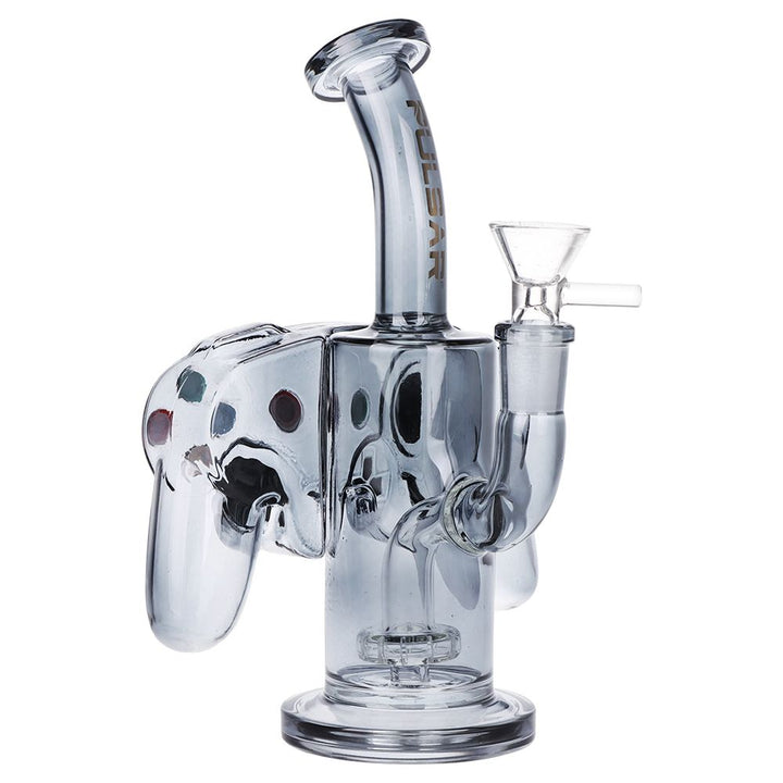 Pulsar Game Controller Glass Water Pipe - 7.5" / 14mm F - view 2 | BDDbrands