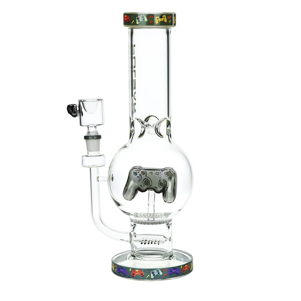 Game Time Bubble Base Glass Water Pipe - 12.5"