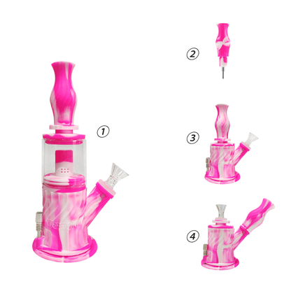 Waxmaid Silicone Water Pipe - 4 in 1