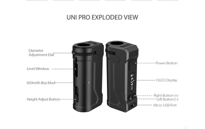 Yocan Uni Pro Universal Cartridge Battery (Fits any size)